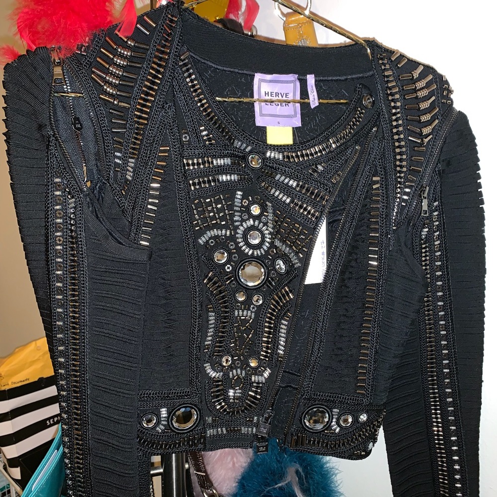Black Embroidered Jacket 
Fits Like A Glove.